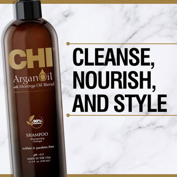 CHI Argan Oil Plus Moringou Oil Shampoo - Šampón na vlasy